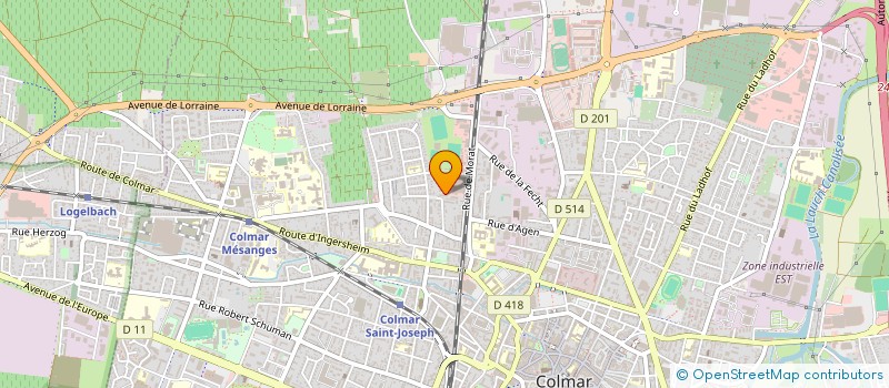 localisation de l'entreprise MADAME SABRINA HERTZ  COLMAR