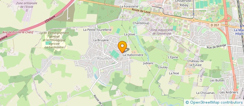 localisation de l'entreprise MADAME SABRINA HERVE  PRUILLE-LE-CHETIF