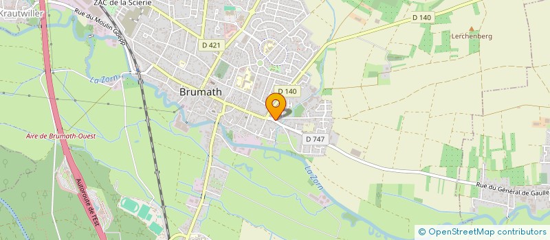 localisation de l'entreprise MADAME SABRINA HEVE  BRUMATH