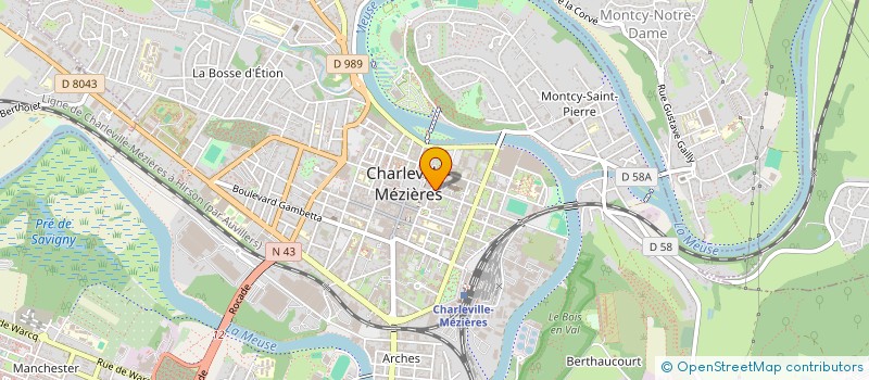 localisation de l'entreprise MADAME SABRINA HEYDEL  CHARLEVILLE-MEZIERES