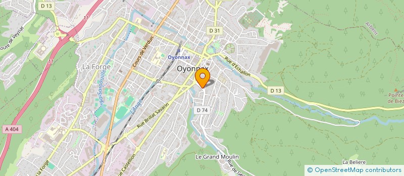 localisation de l'entreprise MADAME SABRINA HMIDDOUCH à OYONNAX