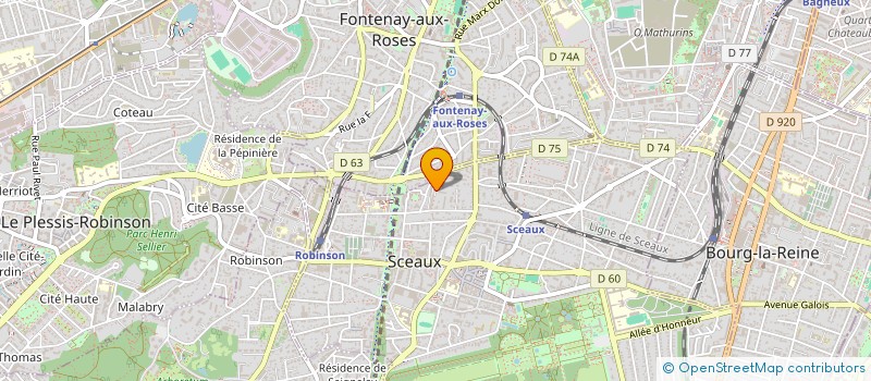 localisation de l'entreprise MADAME SABRINA HMOUDI à SCEAUX
