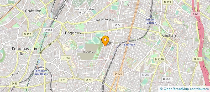 localisation de l'entreprise MADAME SABRINA HORNN à BAGNEUX