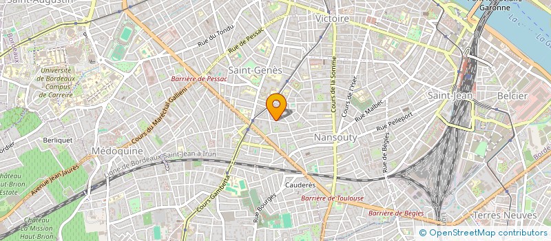 localisation de l'entreprise MADAME SABRINA HOUDAIBI  BORDEAUX