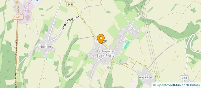 localisation de l'entreprise MADAME SABRINA HOULET  LACHAPELLE-SAINT-PIERRE