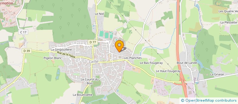 localisation de l'entreprise MADAME SABRINA HOURIGAT  LAILLE