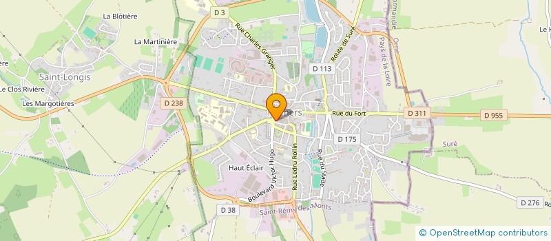 localisation de l'entreprise MADAME SABRINA HUBERT  MAMERS