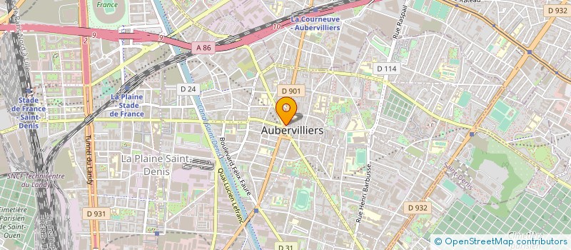 localisation de l'entreprise MADAME SABRINA IKKOUR à AUBERVILLIERS