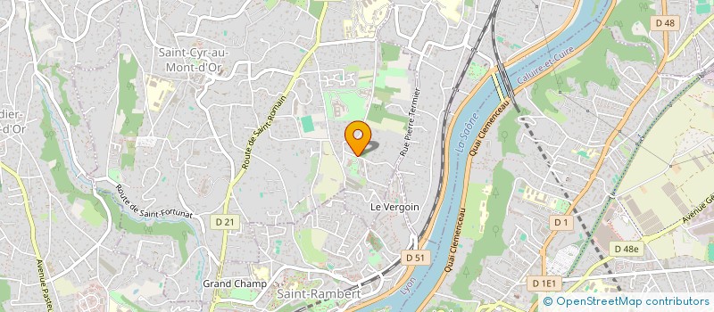 localisation de l'entreprise MADAME SABRINA JACQUET à SAINT-CYR-AU-MONT-D'OR