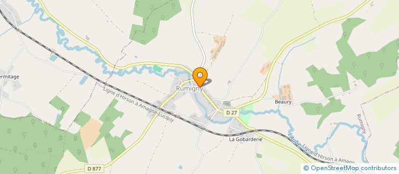 localisation de l'entreprise MADAME SABRINA JIMENEZ REINA  RUMIGNY