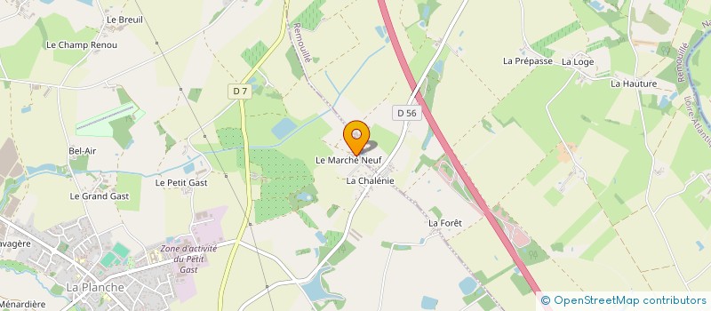 localisation de l'entreprise MADAME SABRINA JOINT  LA PLANCHE