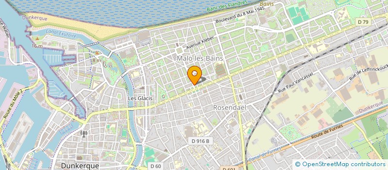 localisation de l'entreprise MADAME SABRINA JONVEL à DUNKERQUE