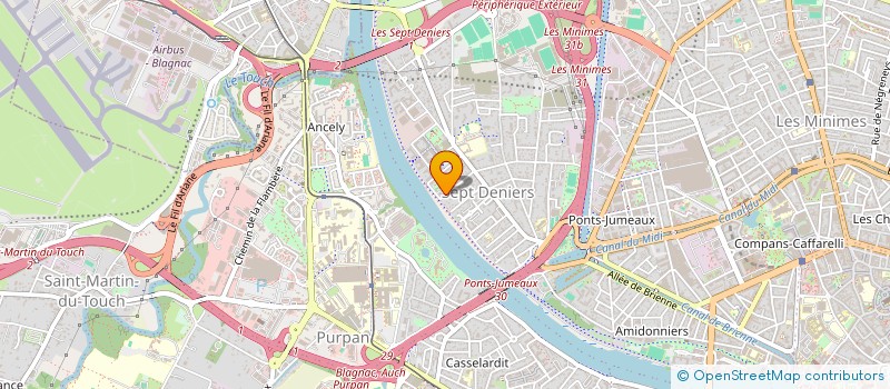 localisation de l'entreprise MADAME SABRINA JOUILLAT  TOULOUSE