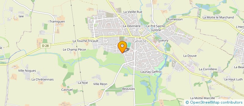 localisation de l'entreprise MADAME SABRINA JOURDAN  GEVEZE