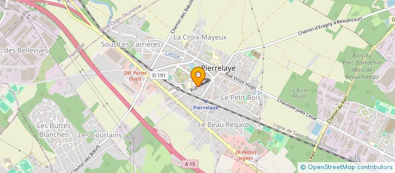 localisation de l'entreprise MADAME SABRINA KAHLOUL à PIERRELAYE