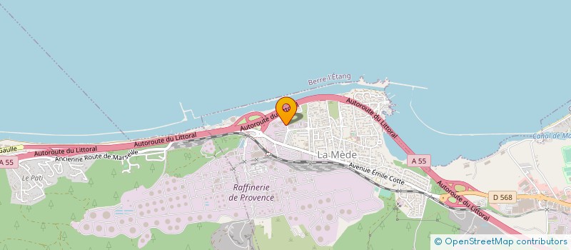 localisation de l'entreprise MADAME SABRINA KARA  CHATEAUNEUF-LES-MARTIGUES