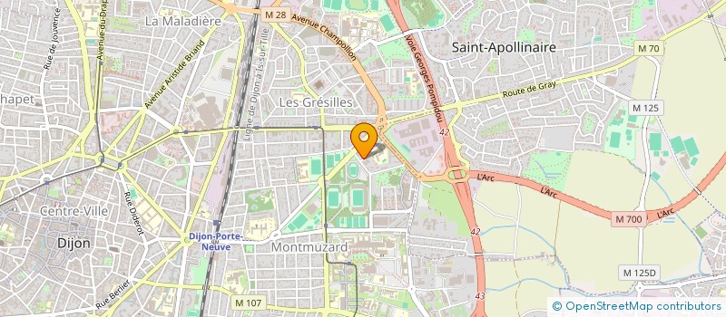 localisation de l'entreprise MADAME SABRINA KEDDAR à DIJON