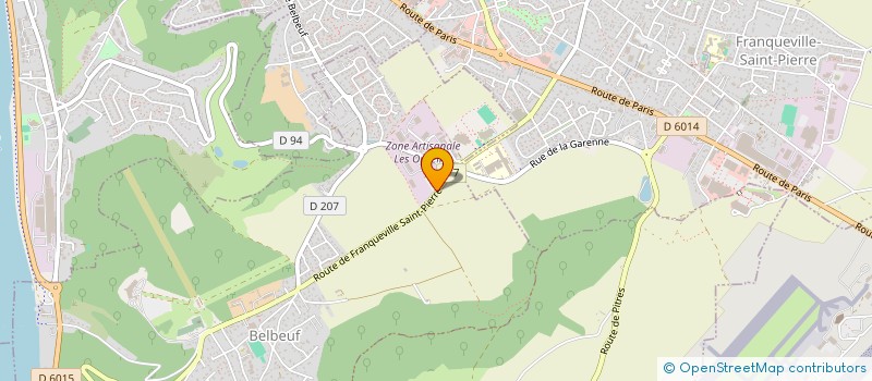 localisation de l'entreprise MADAME SABRINA KERNANE  BELBEUF