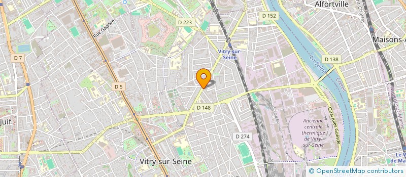 localisation de l'entreprise MADAME SABRINA KERROUR à VITRY-SUR-SEINE