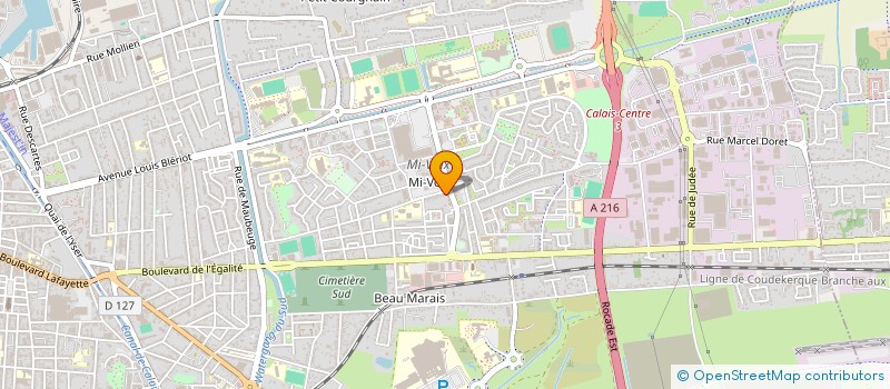 localisation de l'entreprise MADAME SABRINA KETEB  CALAIS