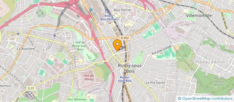 localisation de l'entreprise MADAME SABRINA KHALFI à ROSNY-SOUS-BOIS
