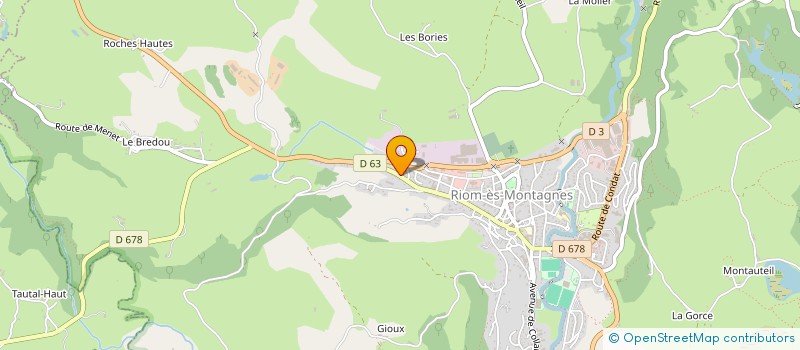 localisation de l'entreprise MADAME SABRINA KHANFOUR à RIOM-ES-MONTAGNES