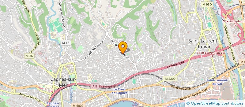 localisation de l'entreprise MADAME SABRINA KHARCHI à CAGNES-SUR-MER