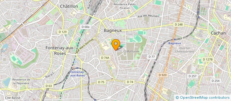 localisation de l'entreprise MADAME SABRINA KHEDDACHE à BAGNEUX