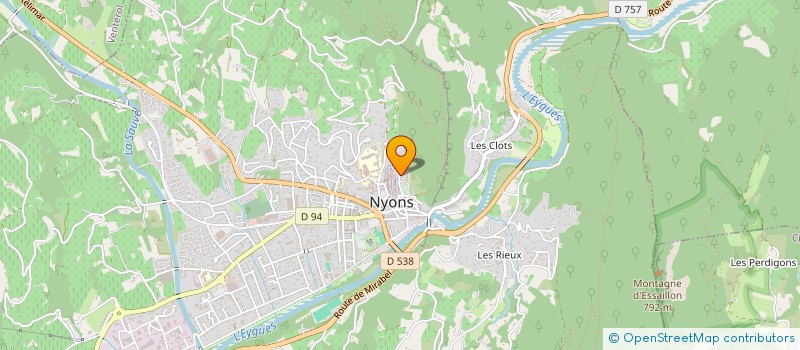 localisation de l'entreprise MADAME SABRINA KHENICHE  NYONS