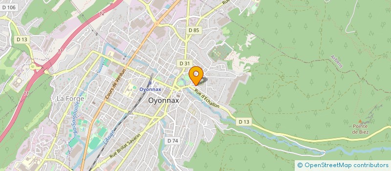localisation de l'entreprise MADAME SABRINA KHETAR à OYONNAX
