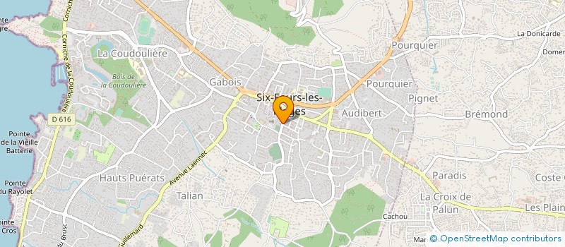 localisation de l'entreprise MADAME SABRINA KLOPP à SIX-FOURS-LES-PLAGES