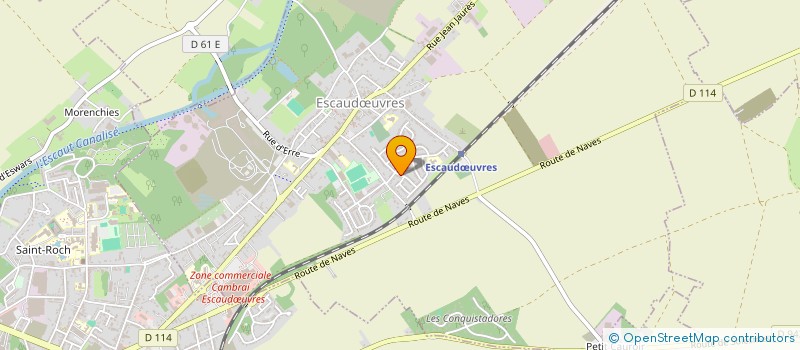 localisation de l'entreprise MADAME SABRINA KRUDOS  ESCAUDUVRES