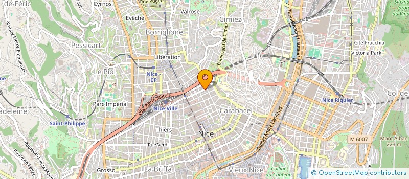 localisation de l'entreprise MADAME SABRINA LABANDJI à NICE