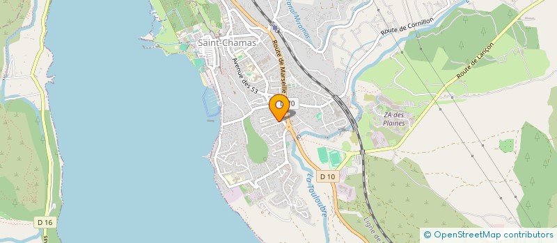 localisation de l'entreprise MADAME SABRINA LABOURRIER  SAINT-CHAMAS