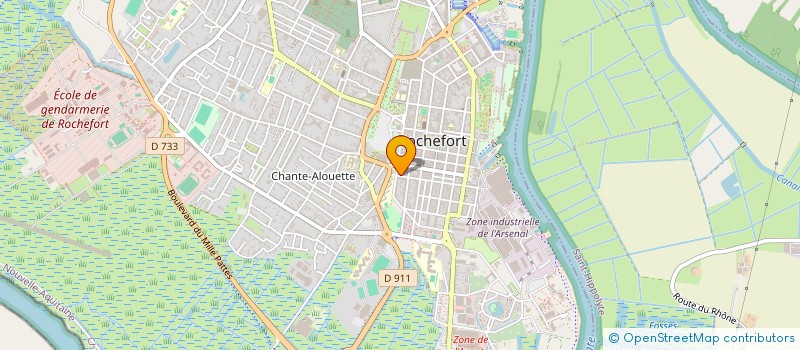localisation de l'entreprise MADAME SABRINA LABROUSSE à ROCHEFORT