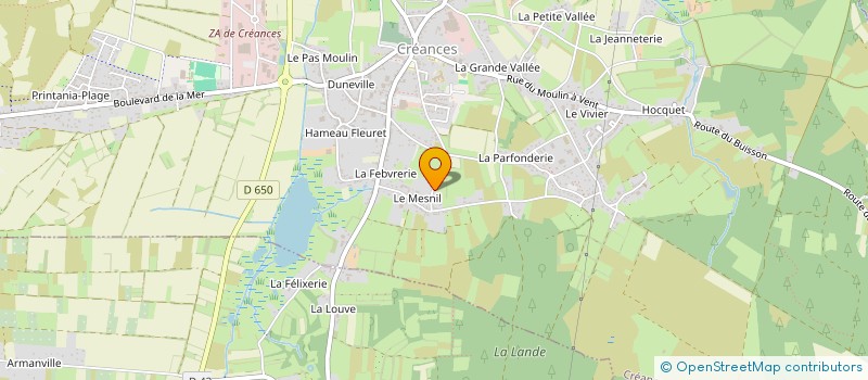 localisation de l'entreprise MADAME SABRINA LAISNEY  CREANCES