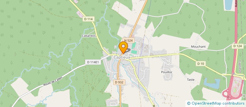 localisation de l'entreprise MADAME SABRINA LAMARQUE  CAPTIEUX