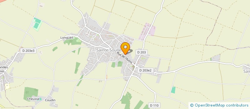 localisation de l'entreprise MADAME SABRINA LAMBERT  SAINTE-SOULLE