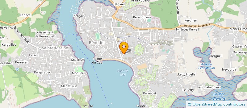 localisation de l'entreprise MADAME SABRINA LAMBERT  BENODET