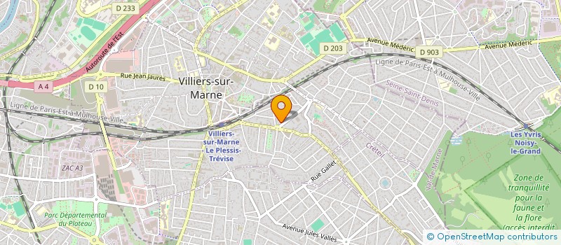 localisation de l'entreprise MADAME SABRINA LAMBLETIN à VILLIERS-SUR-MARNE