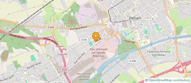 localisation de l'entreprise MADAME SABRINA LAMOURETTE à DENAIN