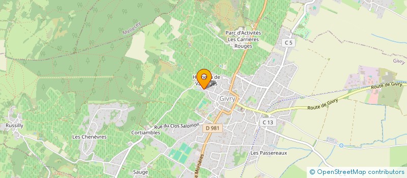 localisation de l'entreprise MADAME SABRINA LANNI  GIVRY