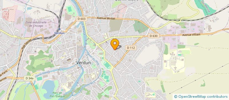 localisation de l'entreprise MADAME SABRINA LANTREIBECQ à VERDUN