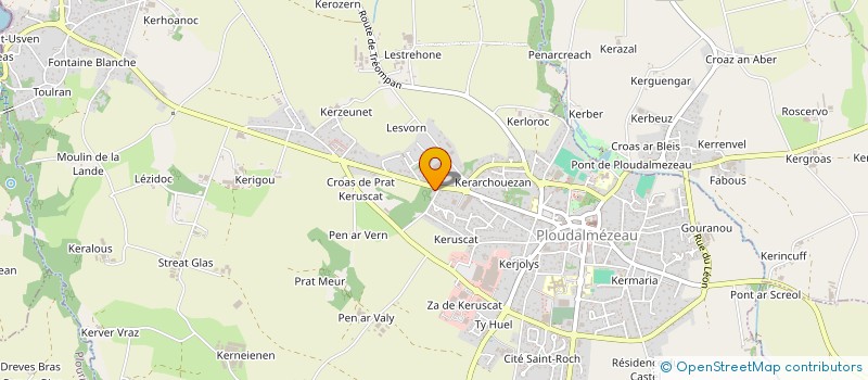 localisation de l'entreprise MADAME SABRINA LAOT  PLOUDALMEZEAU