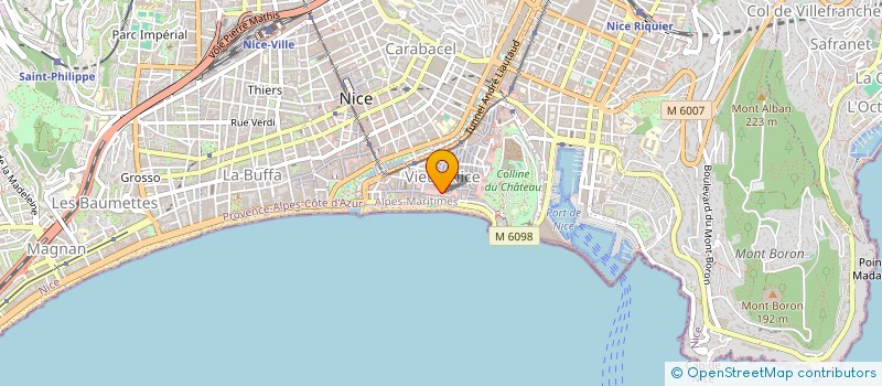 localisation de l'entreprise MADAME SABRINA LARBI  NICE