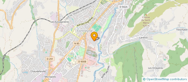 localisation de l'entreprise MADAME SABRINA LARGEAUD  GAP