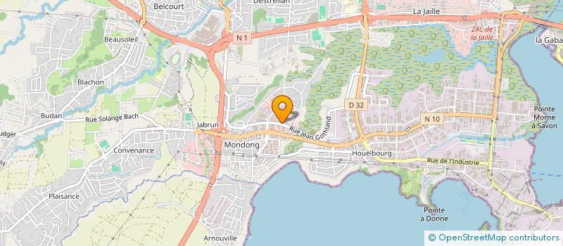 localisation de l'entreprise MADAME SABRINA LARGITTE  BAIE MAHAULT