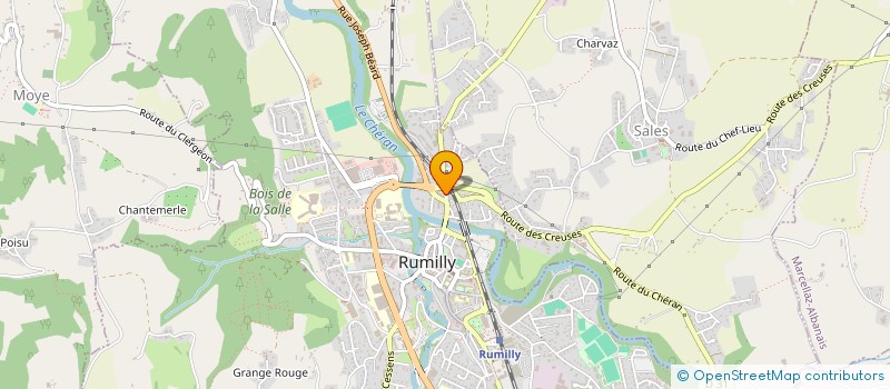 localisation de l'entreprise MADAME SABRINA LARGUILLE  RUMILLY