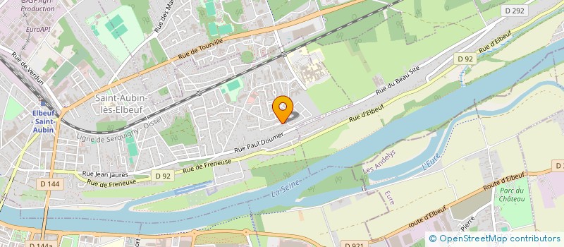 localisation de l'entreprise MADAME SABRINA LASNE  SAINT-AUBIN-LES-ELBEUF