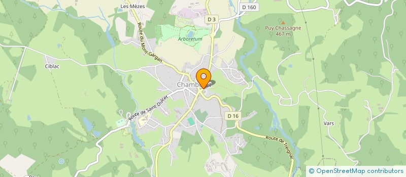 localisation de l'entreprise MADAME SABRINA LASSALLE  CHAMBERET